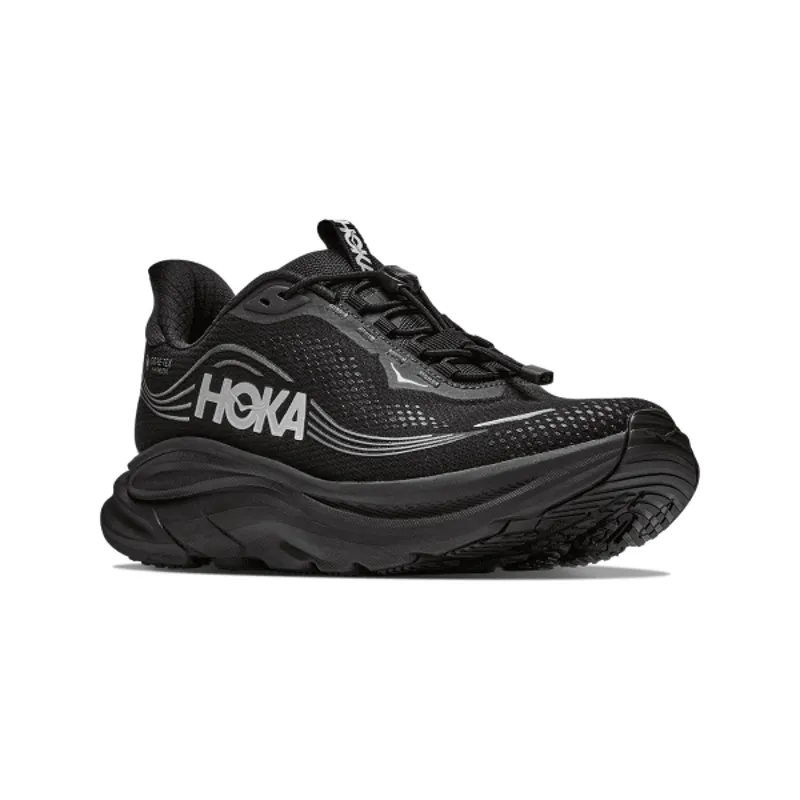 Hoka One One Women's Clifton 11 GTX WIDE - Black/Black-3