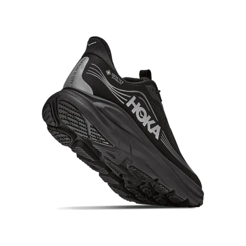Hoka One One Women's Clifton 11 GTX WIDE - Black/Black-1