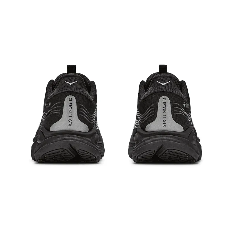 Hoka One One Women's Clifton 11 GTX WIDE - Black/Black-4