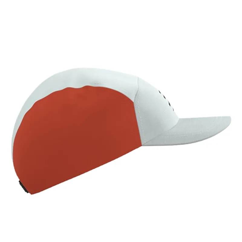 Compressport 5 Panel Cap White/Tigerlily-4