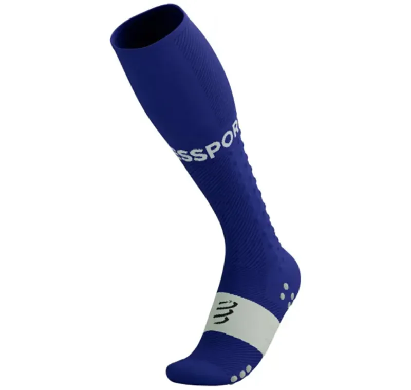 Compressport Full Socks Run Dazz Blue/Sugar-3