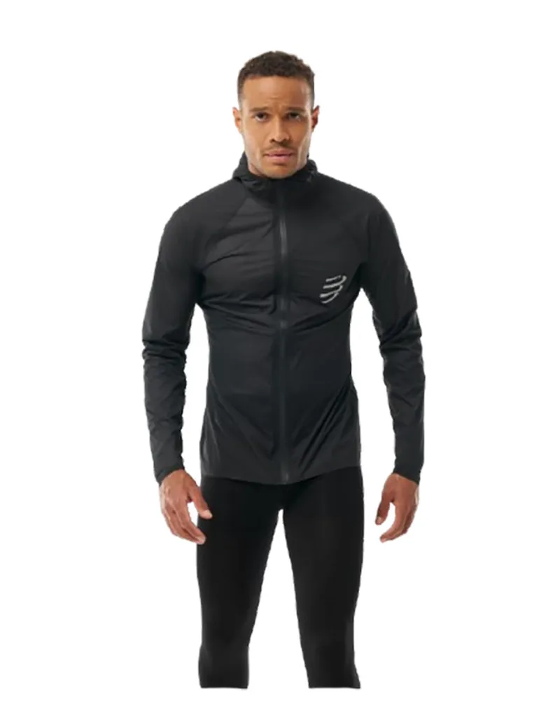 Compressport Hurricane Waterproof Jacket Black-3