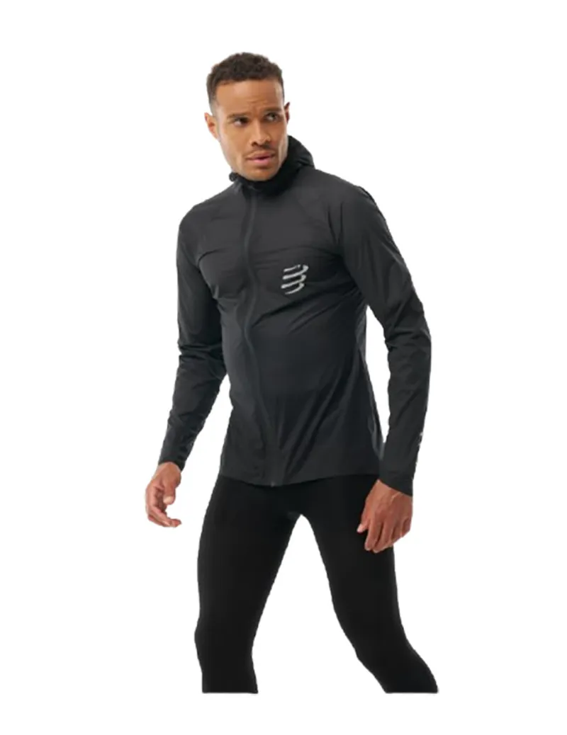 Compressport Hurricane Waterproof Jacket Black-2