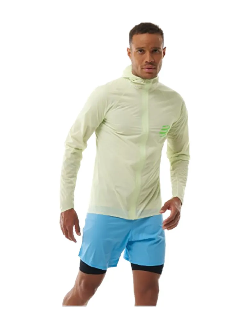 Compressport Hurricane Waterproof Jacket Lime-2