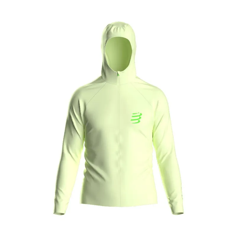 Compressport Hurricane Waterproof Jacket Lime