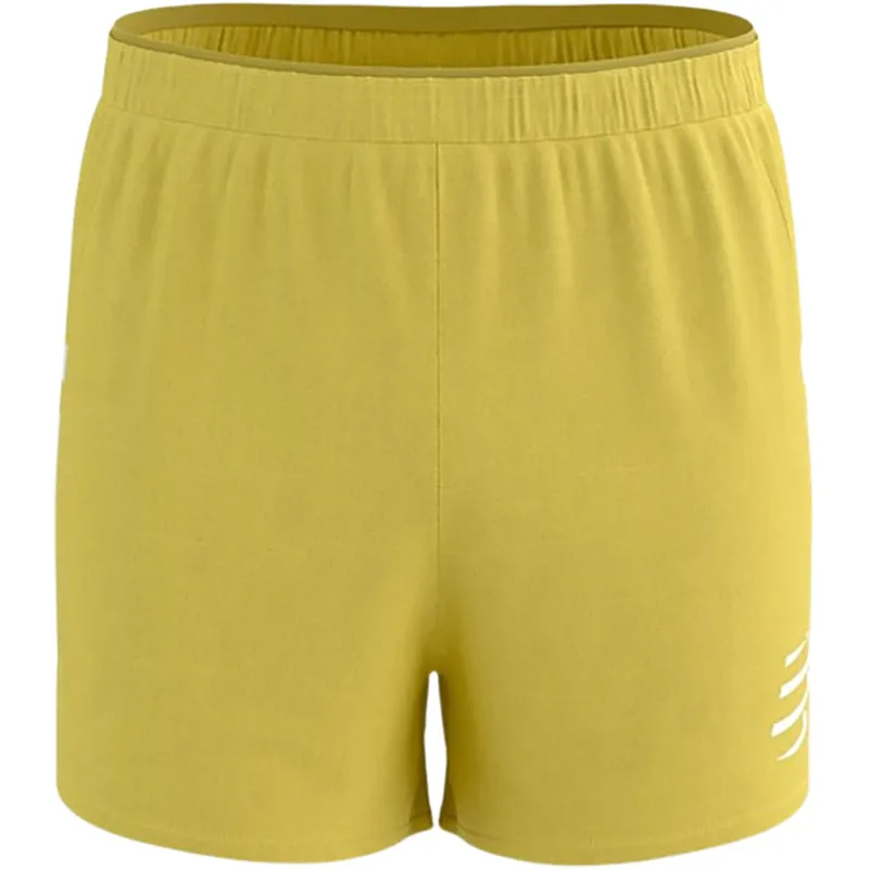 Compressport Men's Performance Short Lemon/White