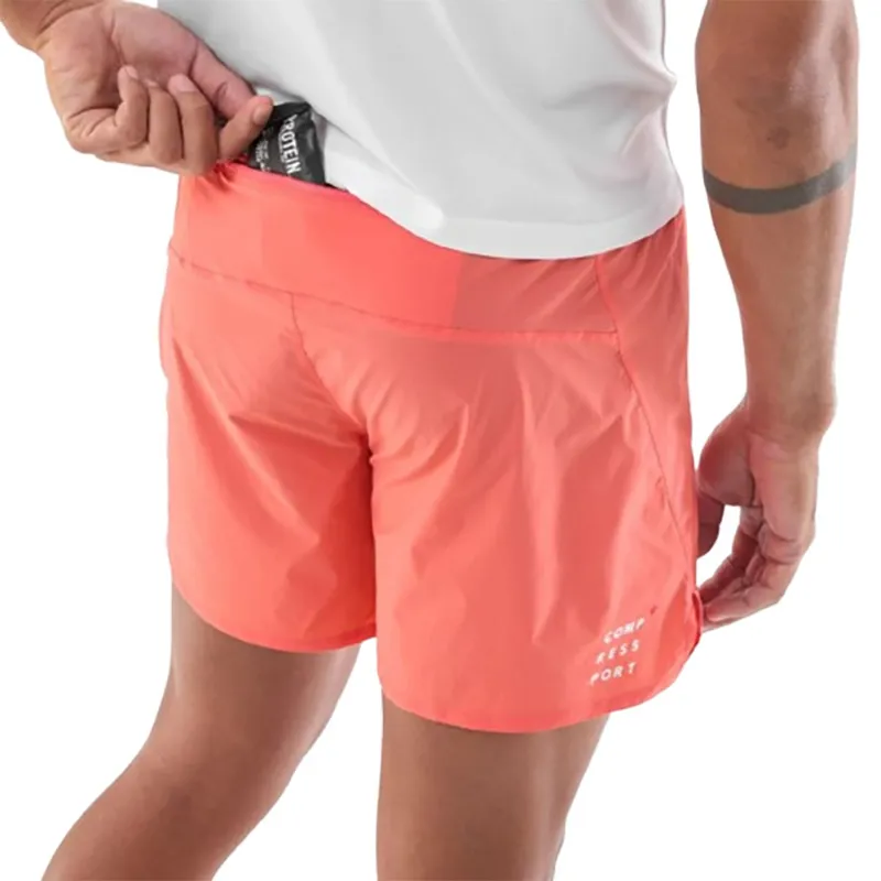 Compressport Men's Performance Short Tigerlily-4