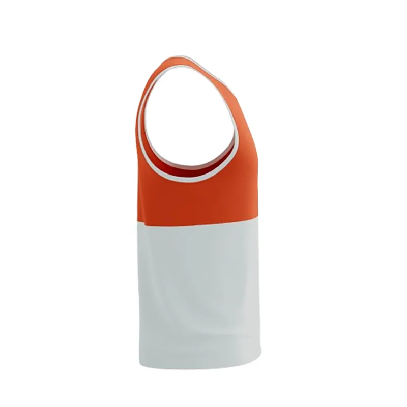 Compressport Men's Performance Singlet Tigerlily/Star White-2