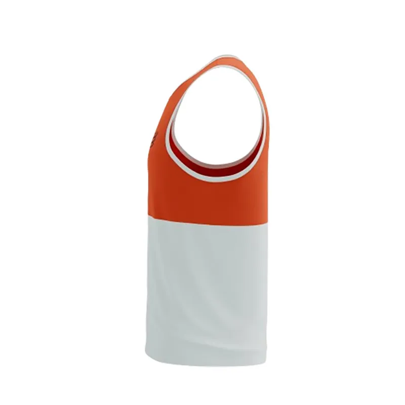 Compressport Men's Performance Singlet Tigerlily/Star White-1