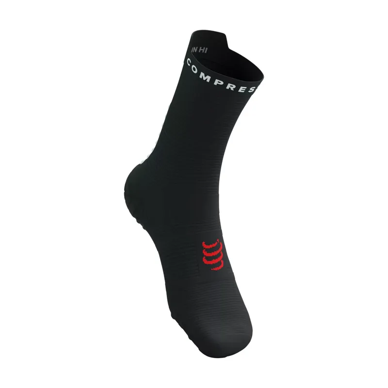 Compressport Pro Racing Socks v4.0 Run High Black/White-1