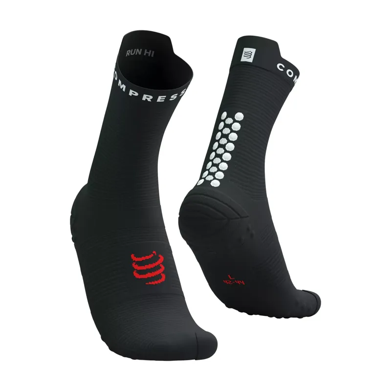 Compressport Pro Racing Socks v4.0 Run High Black/White