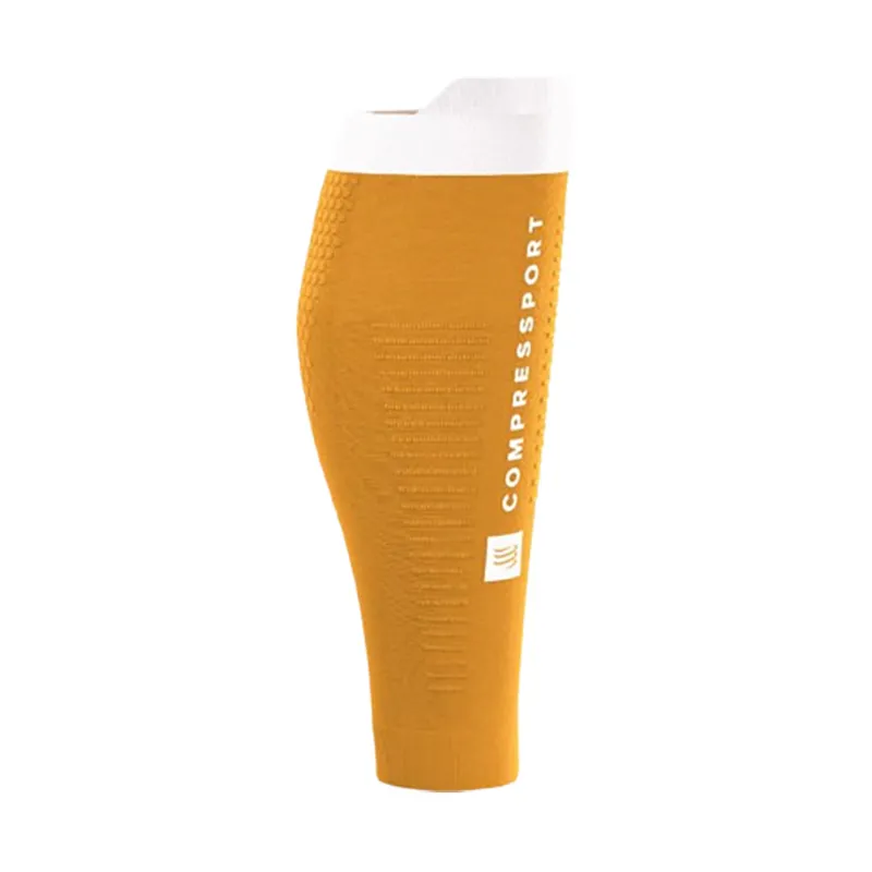 Compressport R2 3.0 Calf Compression Sleeves Sunflower/Grey-1