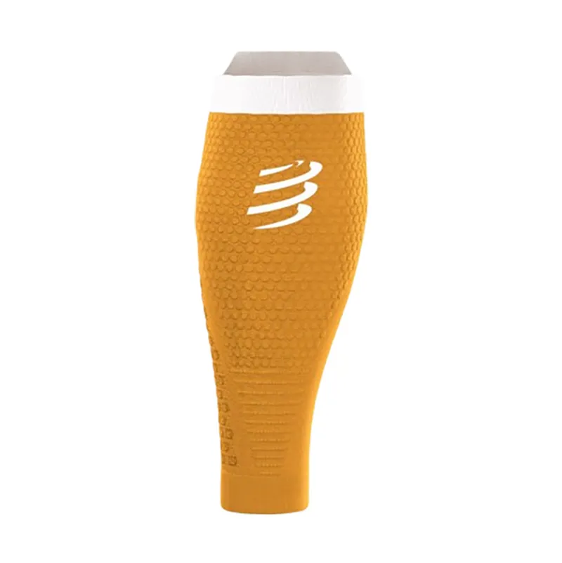 Compressport R2 3.0 Calf Compression Sleeves Sunflower/Grey-3