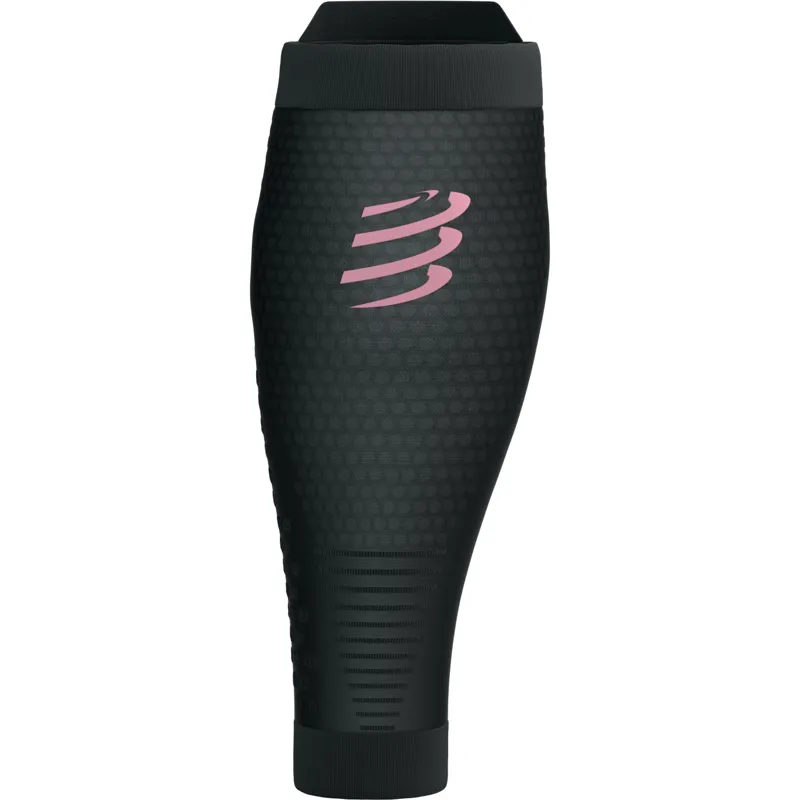 Compressport R2 3.0 Compression Calf Sleeves Eat My Dust! Dark Gull Gray-1