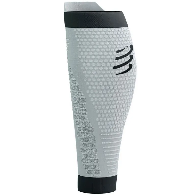 Compressport R2 3.0 Compression Calf Sleeves Grey Melange/Black-1