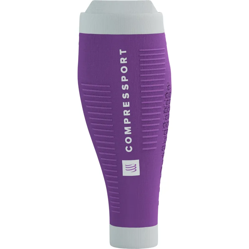 Compressport R2 3.0 Compression Calf Sleeves Lilac/White-2