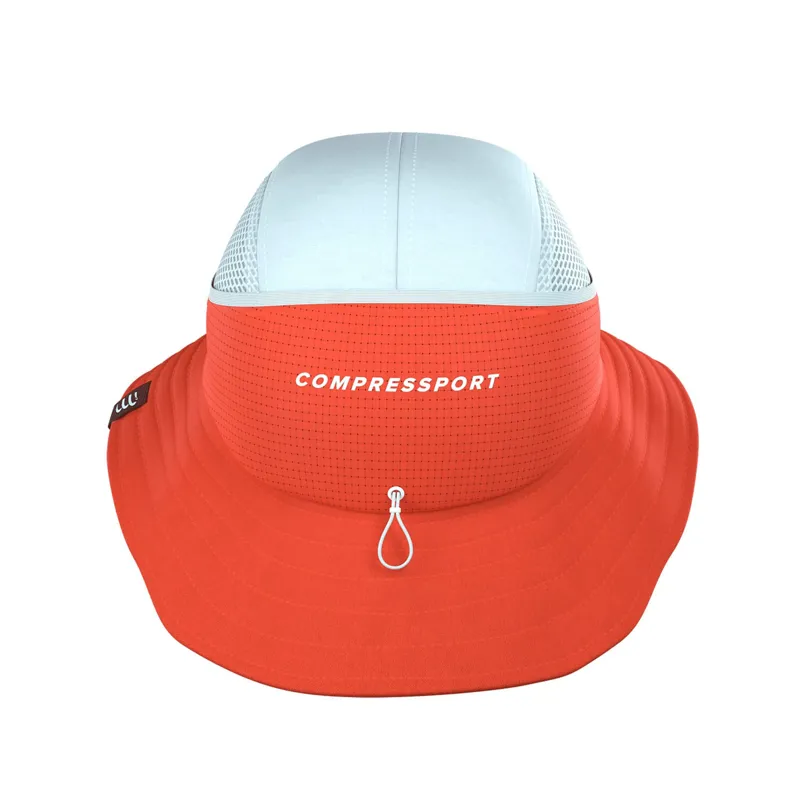 Compressport Stayfresh Ice Bob Running Bucket Hat Tigerlily/Star White-3
