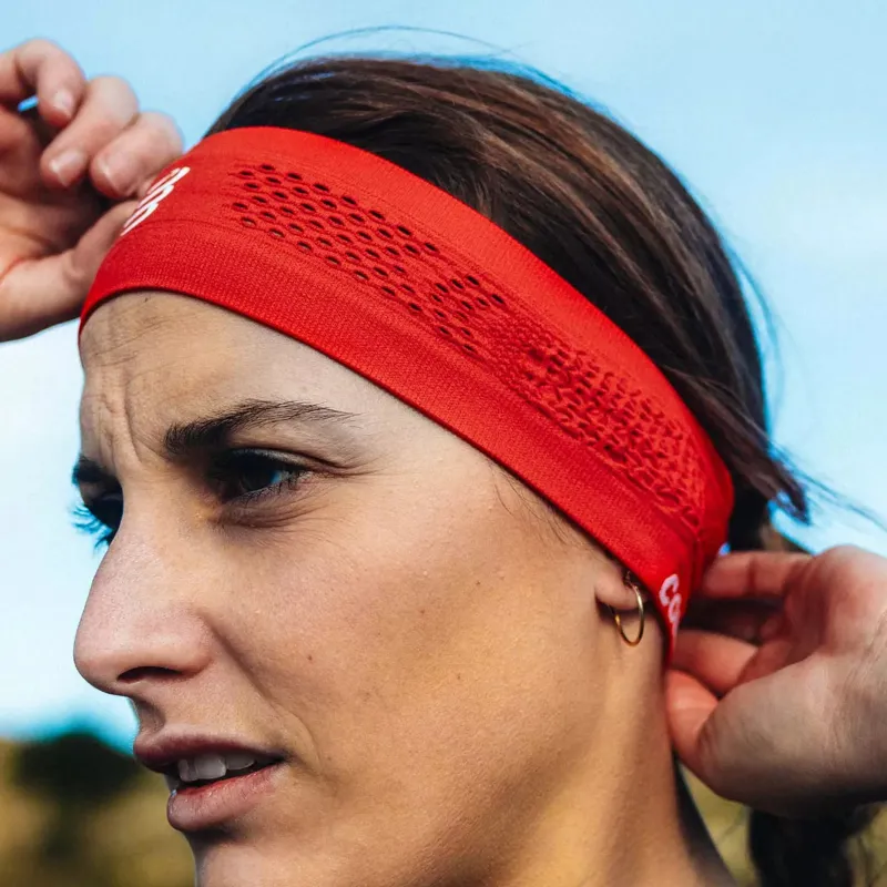Compressport Thin Headband On/Off Uni Size Red-4