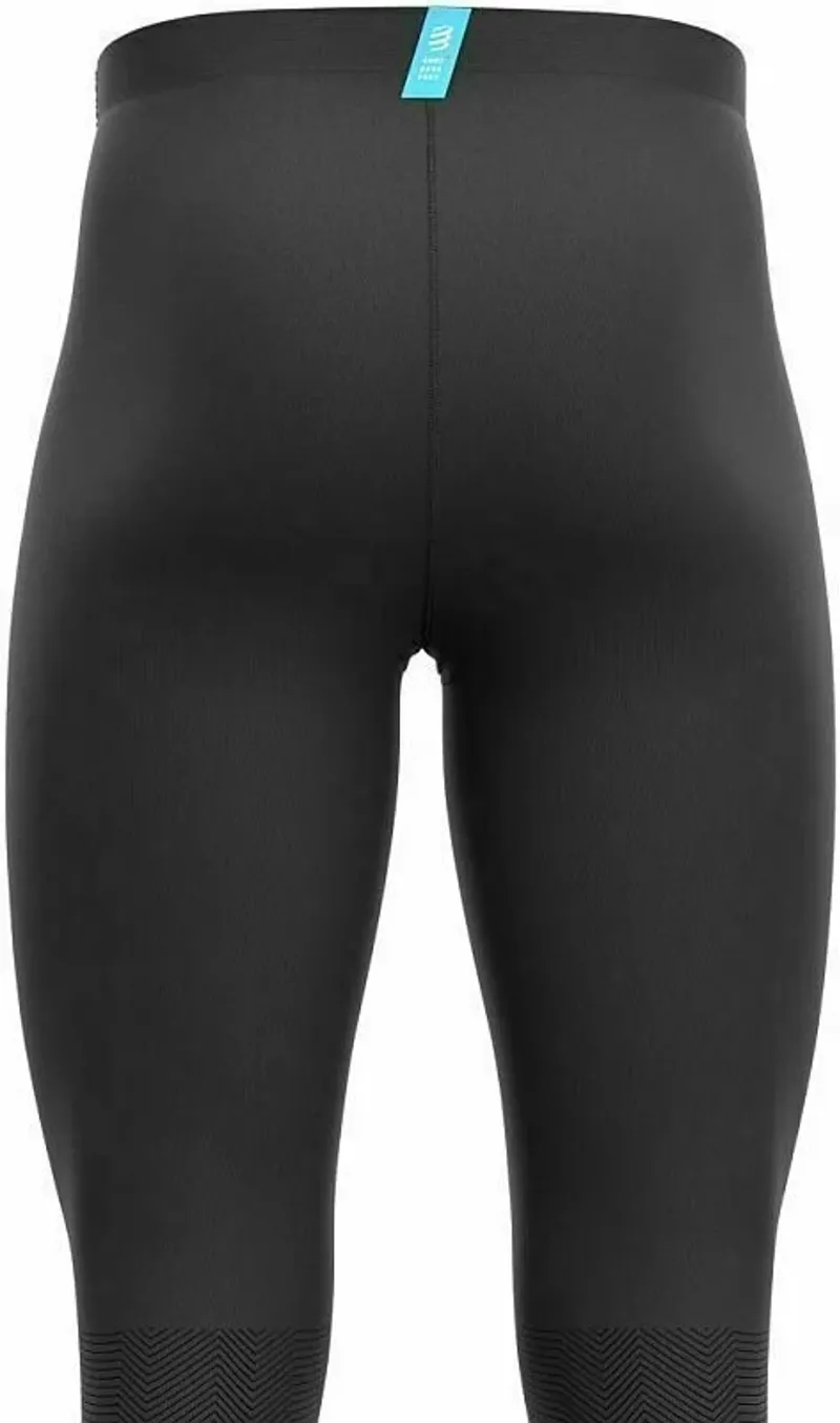 Compressport Under Control Mens Full Running Tights in Black-2