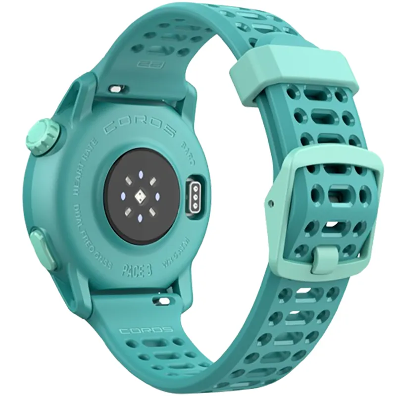 Coros Pace 3 GPS Sports Watch Silicone Band Emerald-4