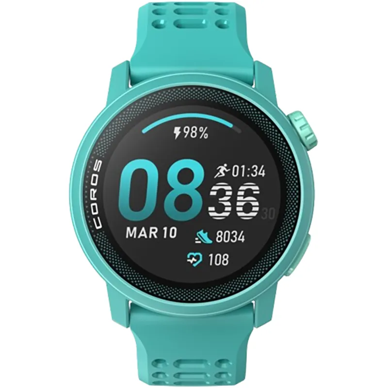 Coros Pace 3 GPS Sports Watch Silicone Band Emerald-1