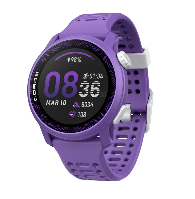 Coros Pace 3 GPS Sports Watch Violet/Silicone-2
