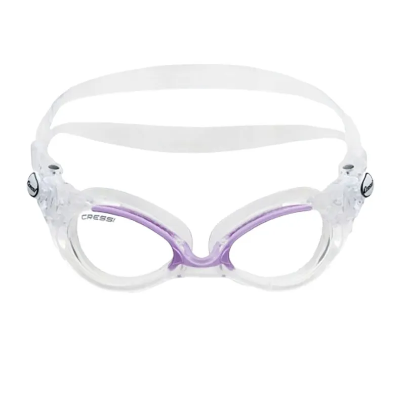 Cressi Flash Lady Compact Swim Goggle Clear/Clear Lilac-1