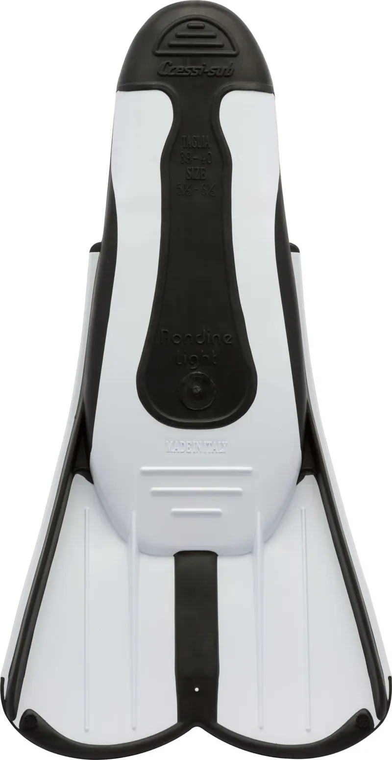 Cressi Light Kid Fins White-1