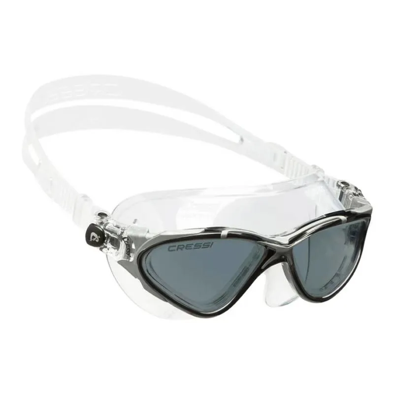 Cressi Planet Swim Goggles Clear Frame/Black/Silver/Smoked Lens