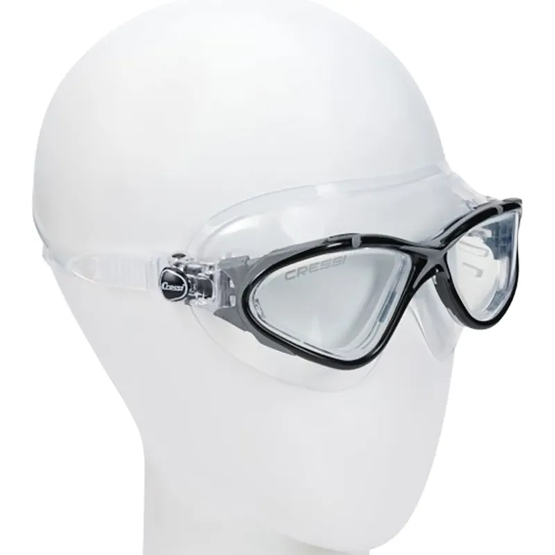 Cressi Planet Swim Goggles Clear Frame/Black/White-2