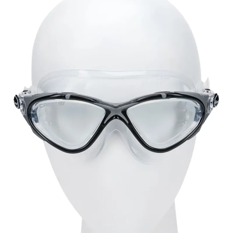 Cressi Planet Swim Goggles Clear Frame/Black/White-1