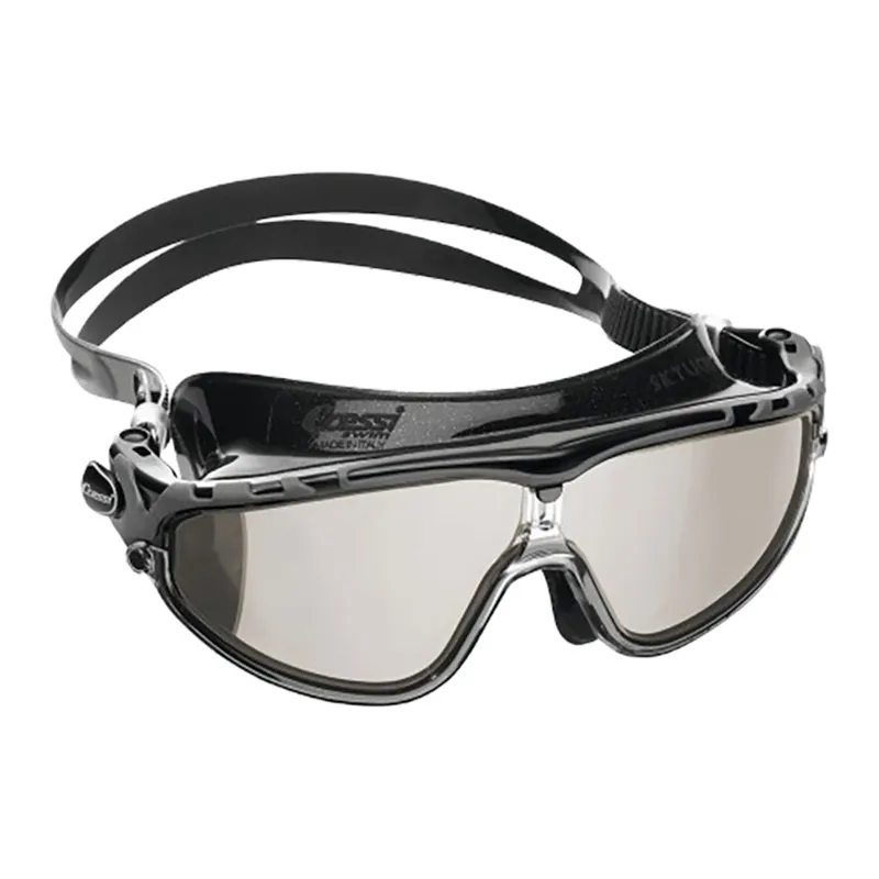 Cressi Skylight Swim Goggles Black/Frame Black Mirrored Lens-5