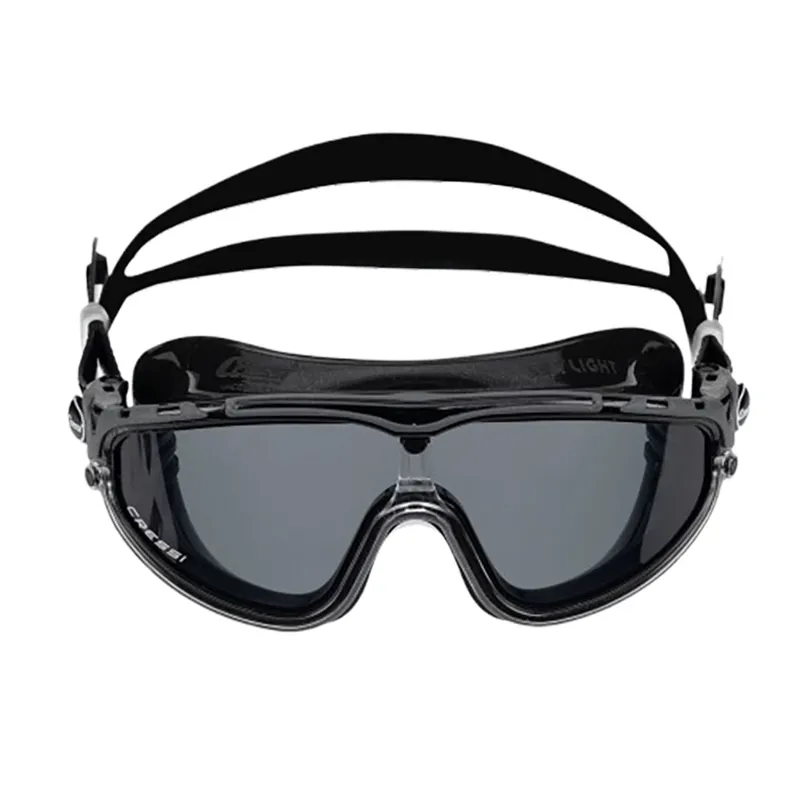 Cressi Skylight Swim Goggles Black/Frame Black Smoked Lens-1