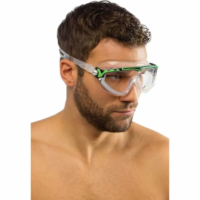Cressi Skylight Swim Goggles Clear/Frame Black Lime-3