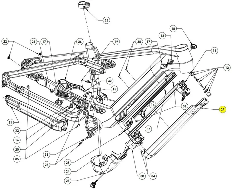 Cube Battery Cover Kathmandu One Easy Entry Black One Size-1
