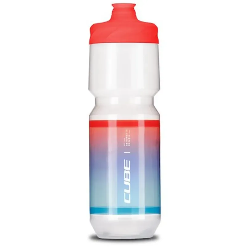 Cube Bottle Flow 750 Teamline White/Blue/Red