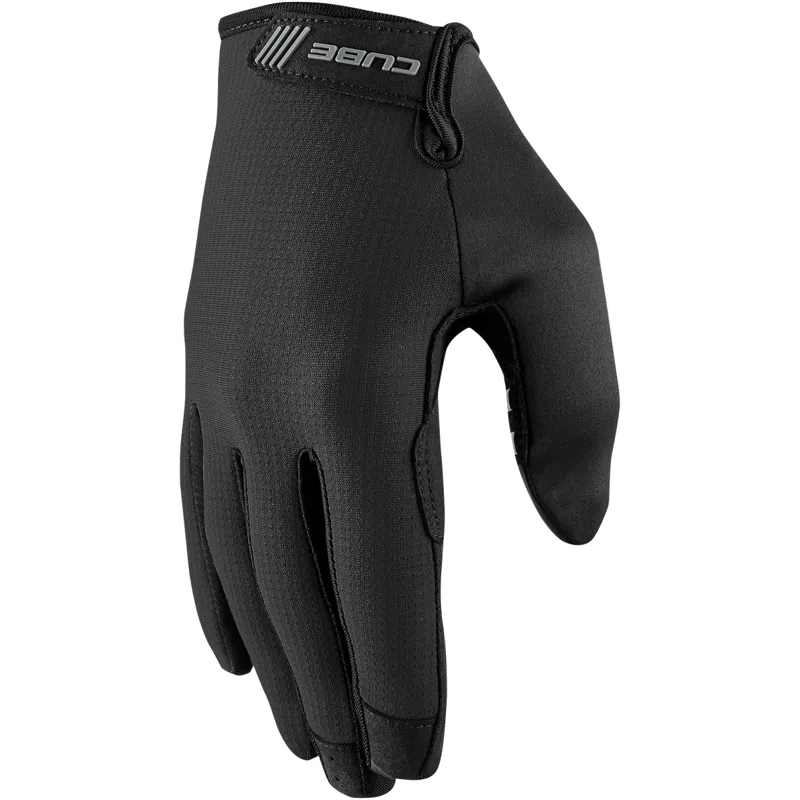 Cube Gloves NF Ergonomics Gel Long Finger Black