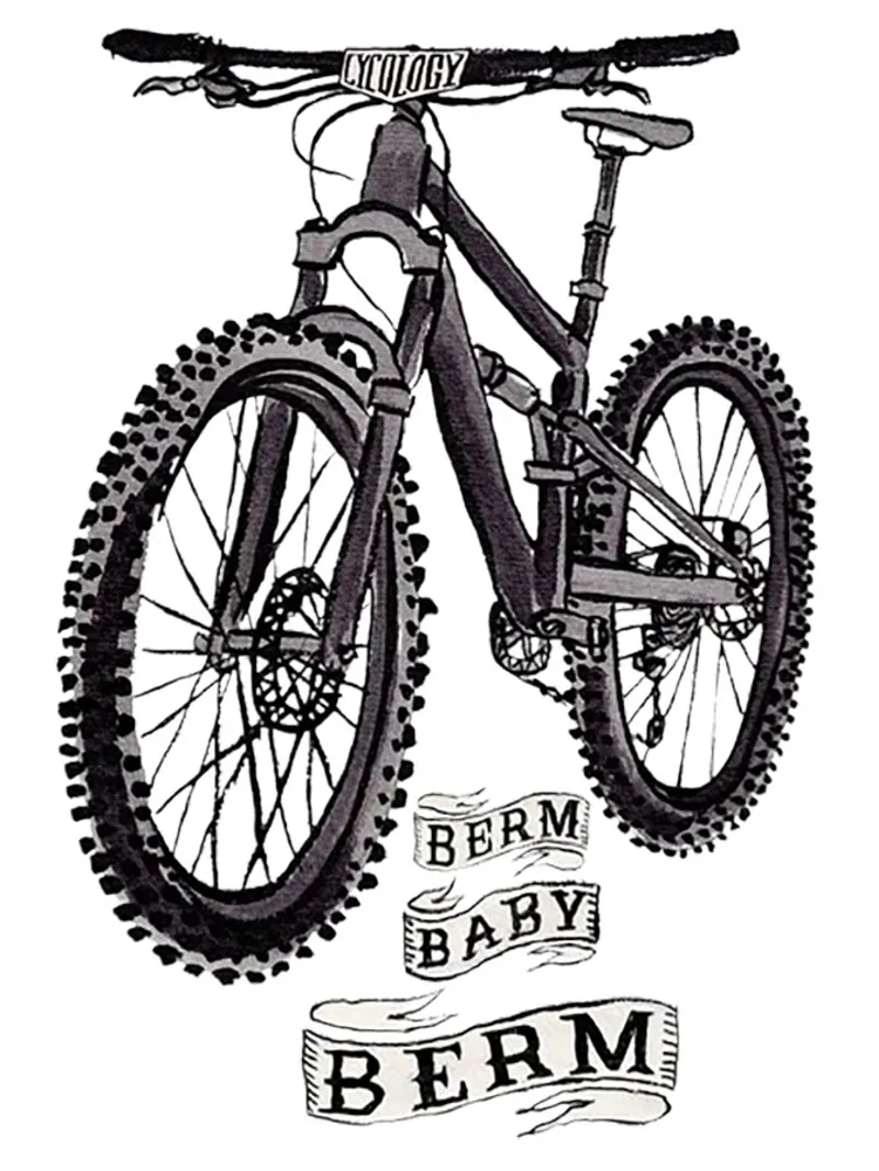 Cycology Berm Baby Berm Men's T-Shirt Khaki-2