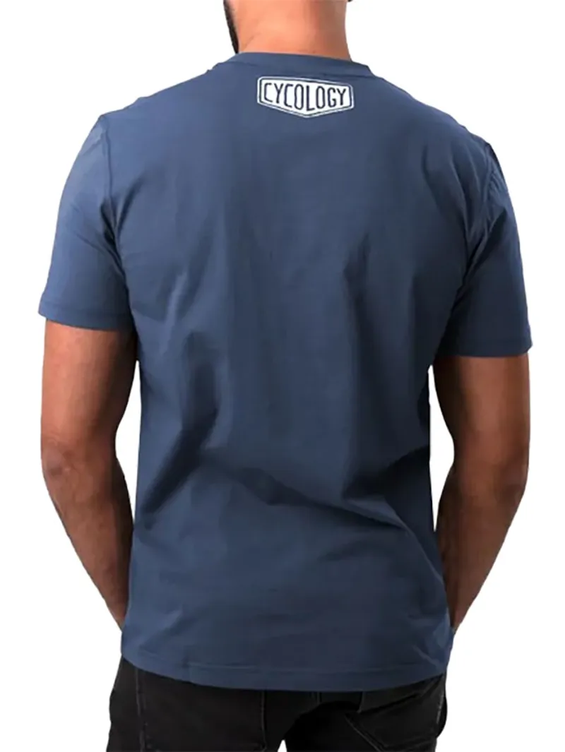 Cycology Gone Riding Men's T-Shirt Denim-1