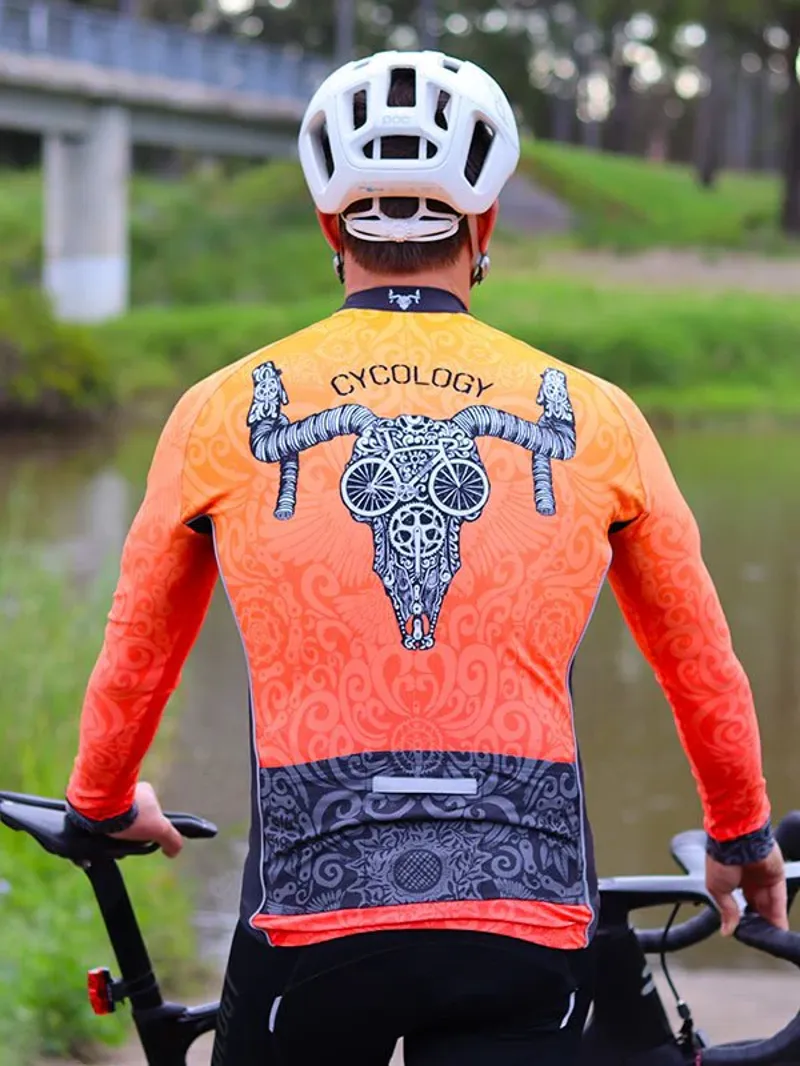 Cycology Life Behind Bars Men's Winter Long Sleeve Jersey-5