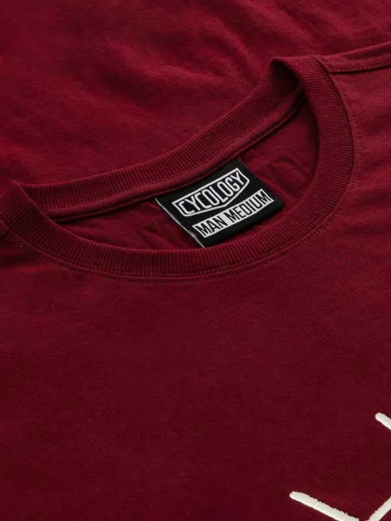 Cycology Life in the Bike Lane Men's T-Shirt Red-3