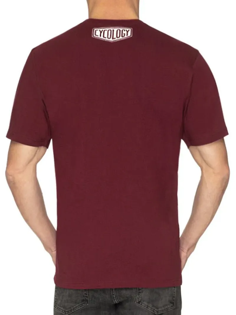 Cycology Life in the Bike Lane Men's T-Shirt Red-1