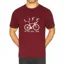 Cycology Life in the Bike Lane Men's T-Shirt Red