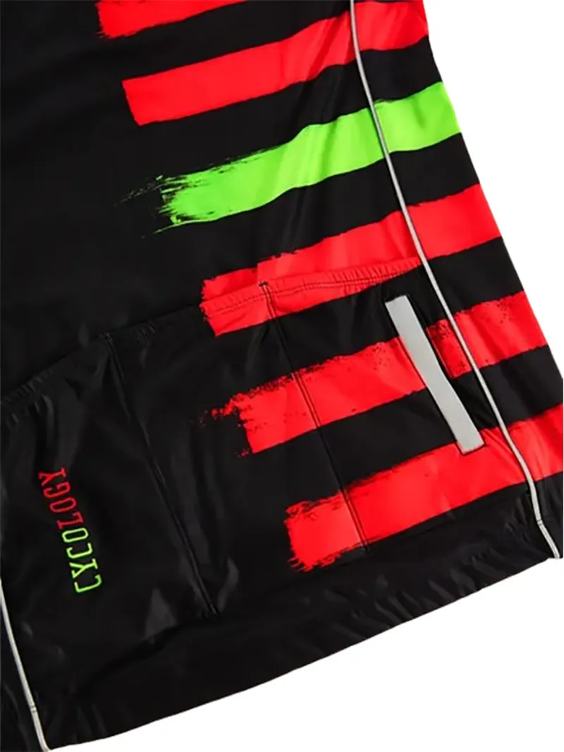 Cycology Red Zone Men's Winter Long Sleeve Jersey-3