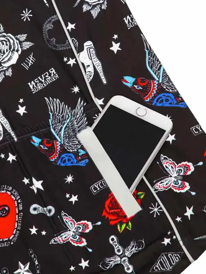 Cycology Tattoo Men's Winter Long Sleeve Jersey-3