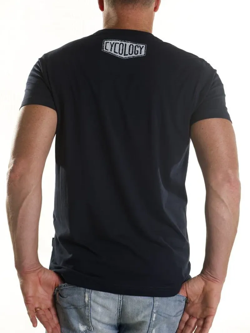 Cycology The Blueprint Men's T-Shirt Navy-1