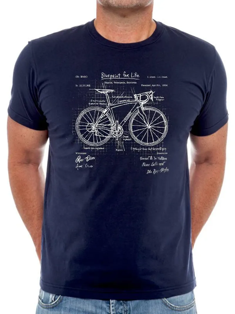 Cycology The Blueprint Men's T-Shirt Navy
