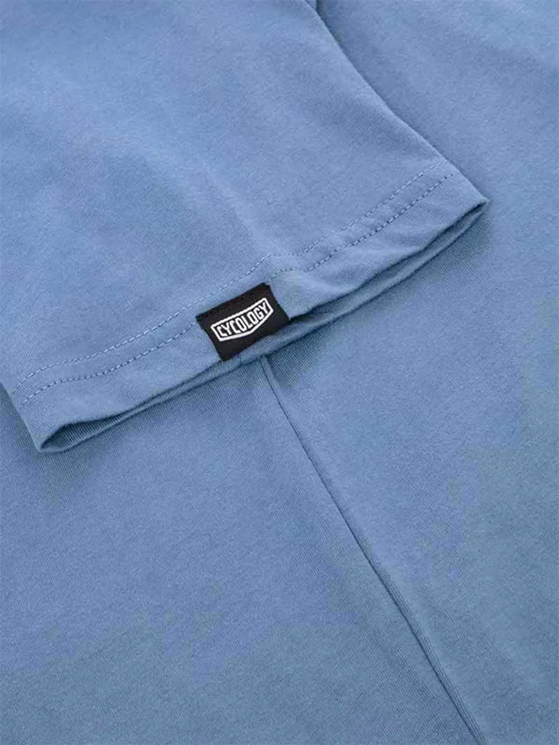 Cycology The Faster I Was Men's T-Shirt Blue-4