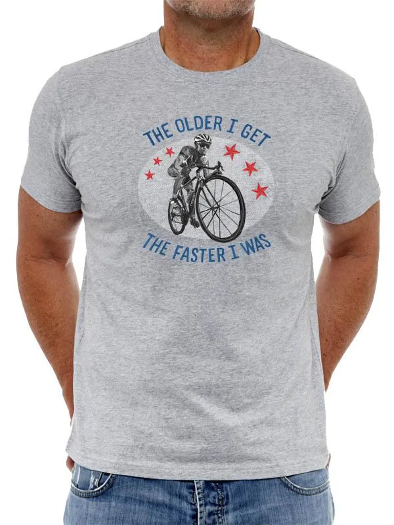 Cycology The Faster I Was T-Shirt Grey