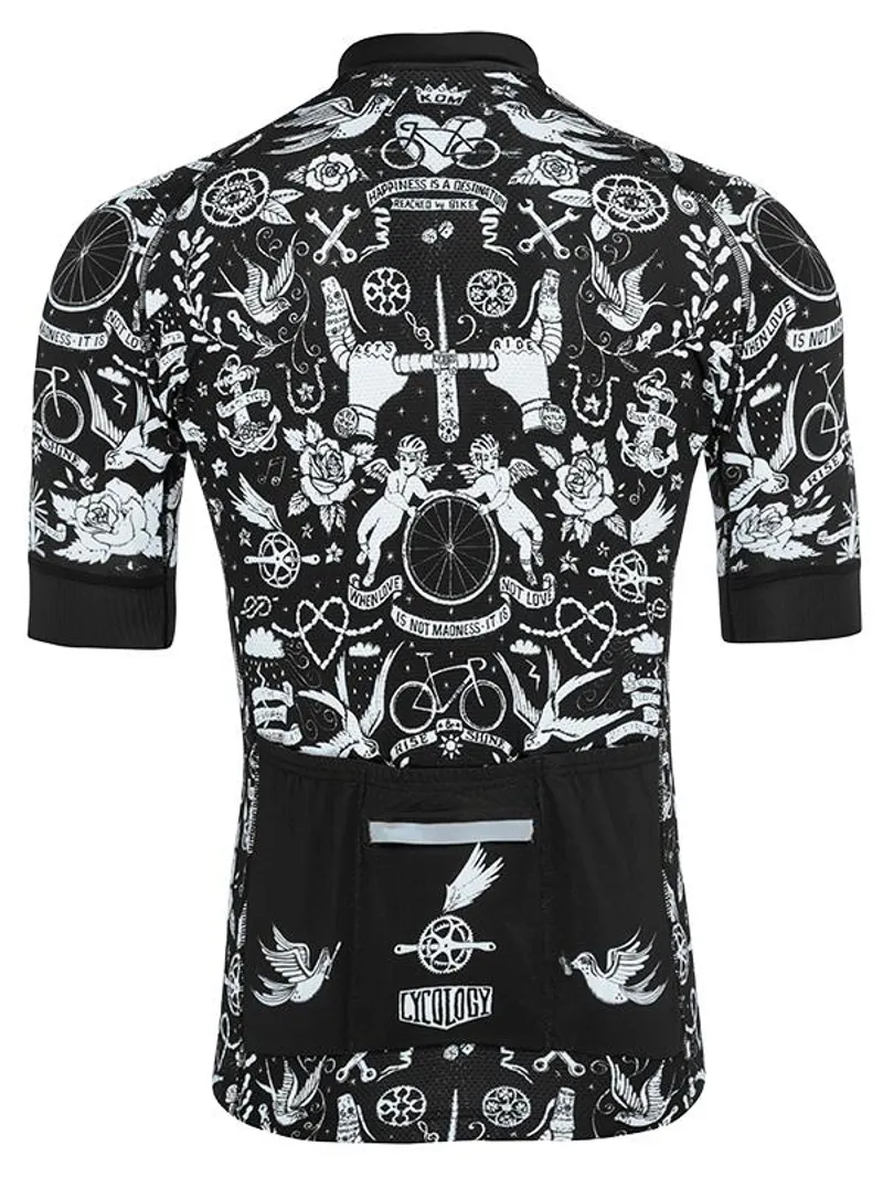 Cycology Velo Tattoo Men's Classic Jersey Black-1